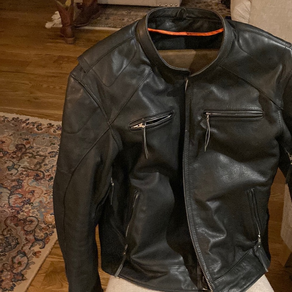 First leather motorcycle jacket size XL, pre-owned
